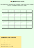 Medication Tracker for adults aged 50 and above