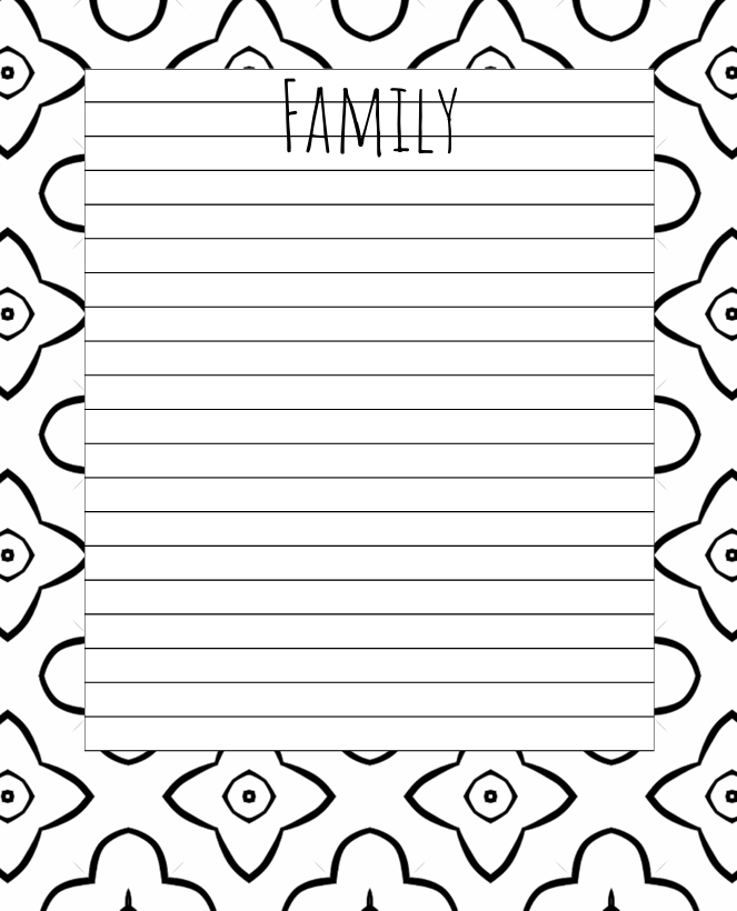 Printable Coloring Journal for Kids & Adults – Stress Relief PDF Download
